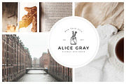 25 Delicate Feminine Logos - Vol 1, a Branding & Logo Template by Davide Bassu (Thumbnail 5 of 6)