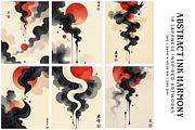 Abstract Ink Harmony, a Decorative Illustration by Digital Art Creations (Thumbnail 1 of 7)