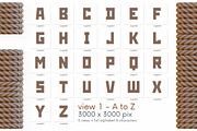 Rope Deco - 3D Lettering, a Graphic by MIIM (Thumbnail 6 of 8)