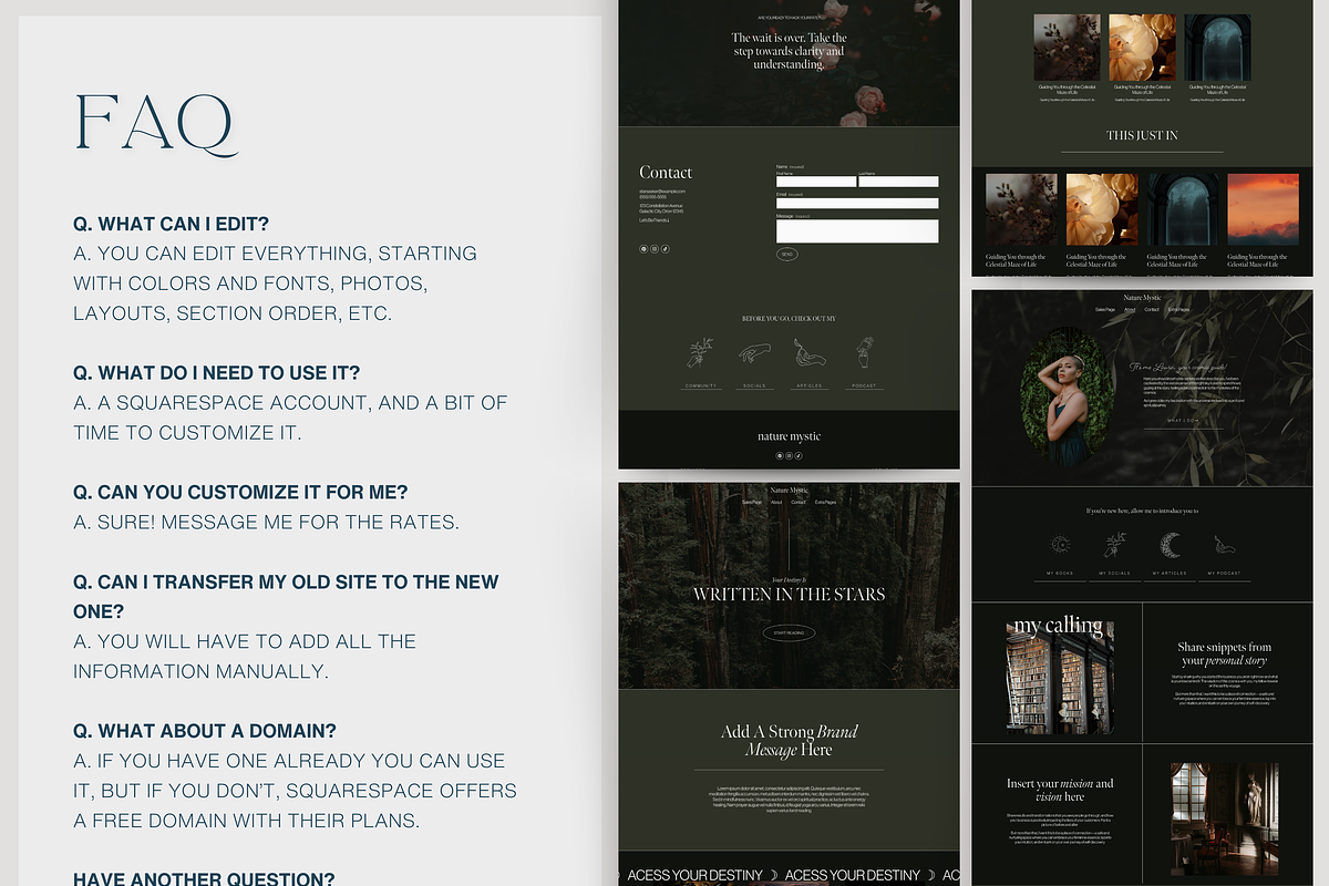 Astrology Website Witchy Instagram, a Squarespace Template by Story Native (Photo 14 of 15)