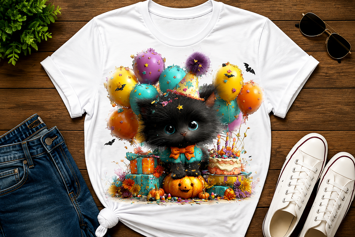 Halloween Birthday Party Clipart, a Seasonal Illustration by CreationArt (Photo 4 of 7)