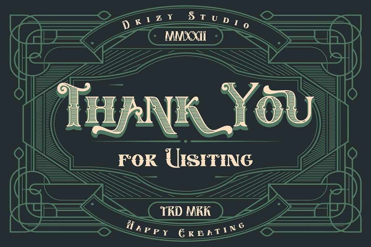 Highlander, a Font by Drizy (Photo 12 of 12)