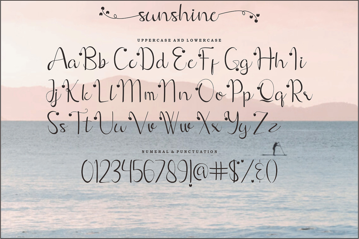 sunshine, a Script Font by And Studio (Photo 7 of 8)