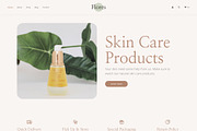 Flores - Skincare Ecommerce Template, a HTML Template by TemplatesJungle (Thumbnail 3 of 3)
