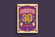 Birthday Party Invitation Flyer, a Flyer Template by megarez (Thumbnail 1 of 3)
