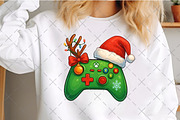 Christmas Game Controller Png, an Illustration by Craft Nest (Thumbnail 4 of 6)