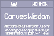 Enter Action font, a Font by weknow (Thumbnail 2 of 8)