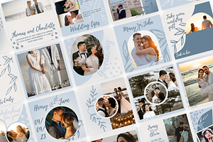 Wedding Canva Instagram Pack