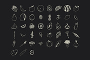 Hand-Illustrated Fruit & Veggies, a Food Illustration by Britt Fabello (Thumbnail 2 of 2)