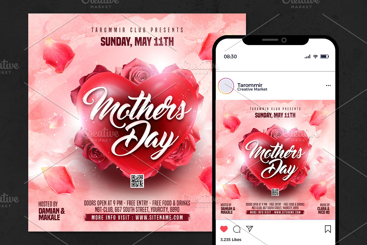 Mother's Day Flyer, a Flyer Template by Tarommir (Photo 2 of 3)