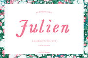 Julien - Handwritten Font, a Script Font by Preset Works (Thumbnail 1 of 4)
