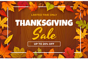 Happy Thanksgiving Day sale, a Seasonal Illustration by Vector Tradition (Thumbnail 2 of 3)