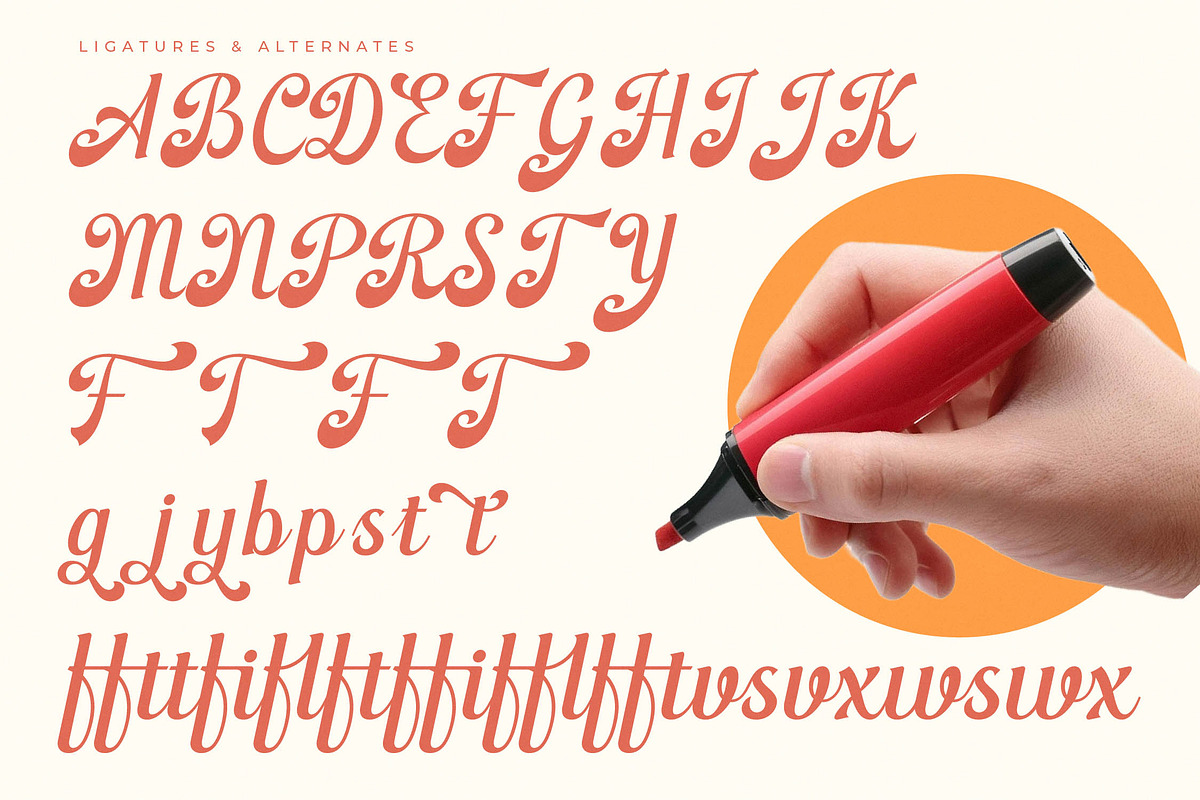 Nightalls Delight Bold Script, a Script Font by timelesstype.co (Photo 19 of 20)