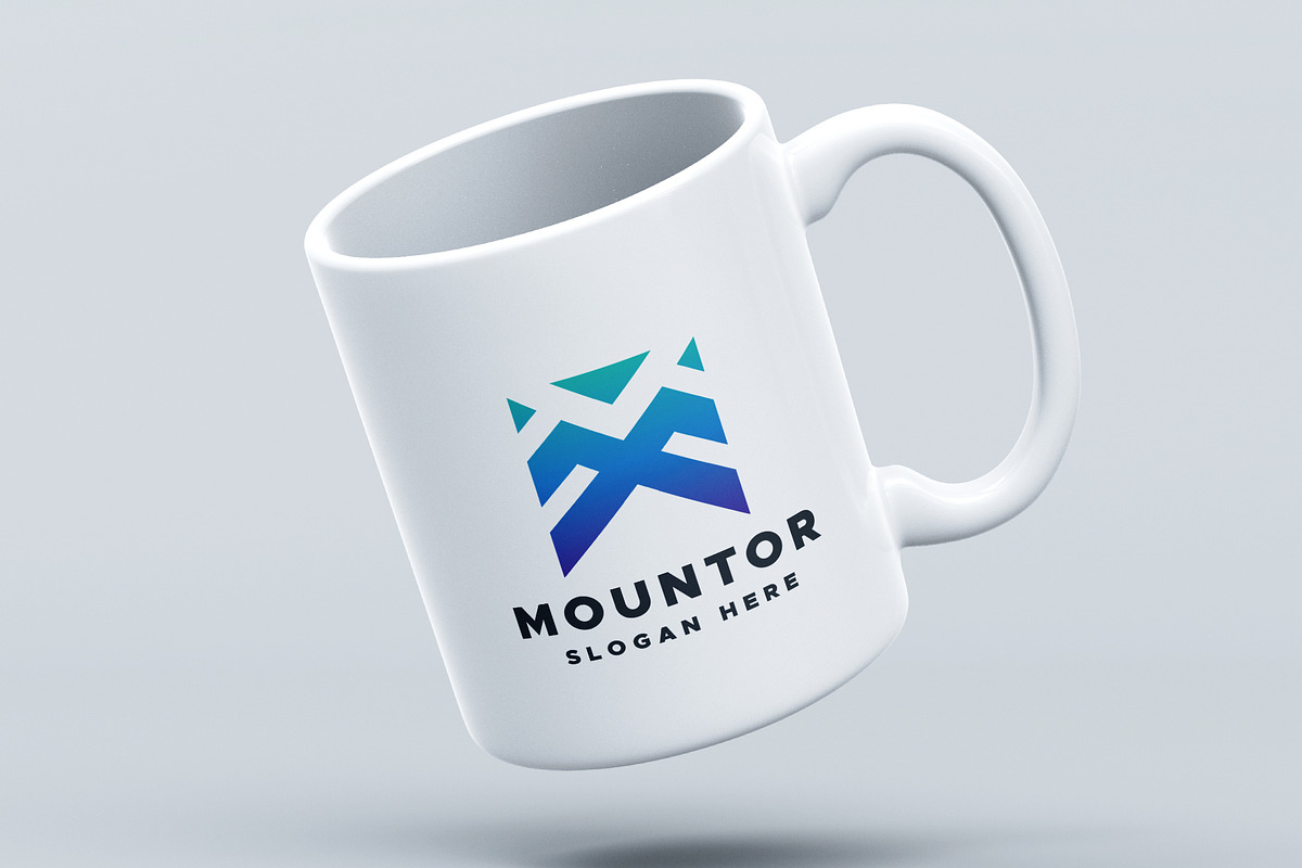 Mountor Letter M Logo, a Branding & Logo Template by Design_Planet (Photo 5 of 5)