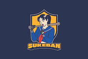 Sukeban Logo Template, a Branding & Logo Template by Kreasi Malam (Thumbnail 2 of 4)