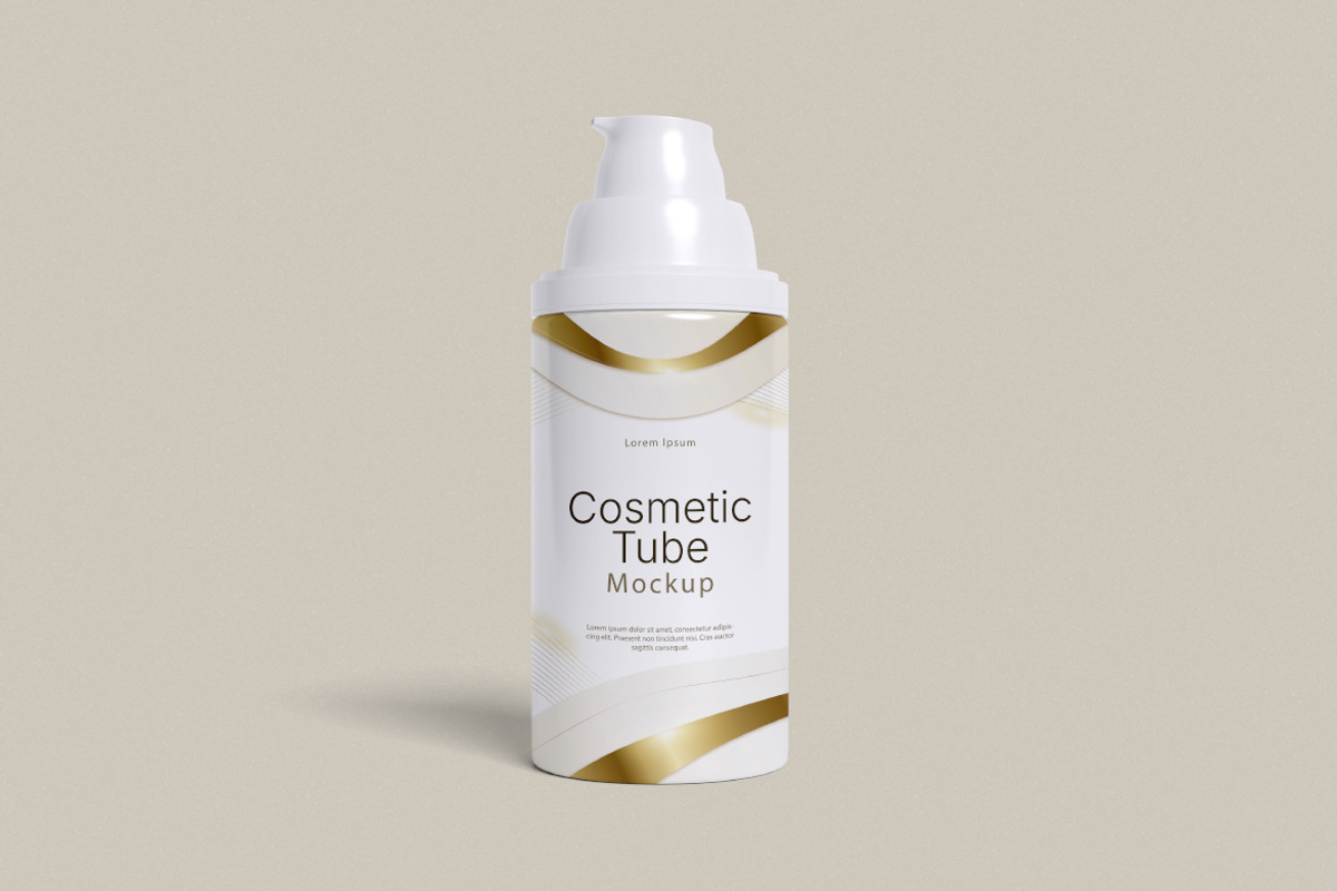 Cosmetic Tube Mockup, an Advertising Mockup by swsi-studio (Photo 2 of 5)
