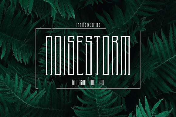 NoiseStorm Font Duo preview 7