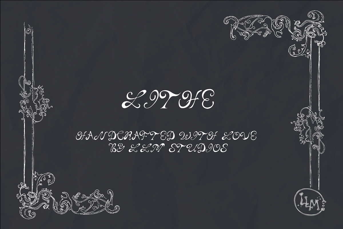 Lithe, A Handcrafted Display Serif, a Font by LLM Studios (Photo 1 of 6)