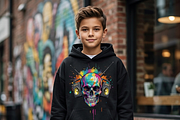 Graffiti Boombox Skull Art, a Shirt Mockup by Vector Stall (Thumbnail 4 of 14)