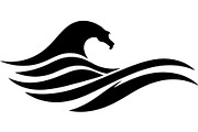 Minimal Wave Silhouette, an Object Graphic by Designer_Momina (Thumbnail 7 of 18)