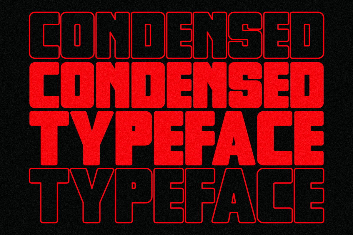 Chunky - Condensed Sans Serif, a Sans Serif Font by Pian45 Studio (Photo 2 of 8)