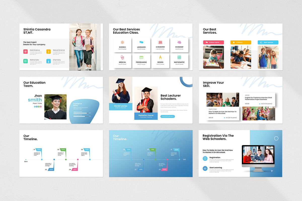 International Day Of School Template, a Presentation Template by evgenystudio (Photo 6 of 7)
