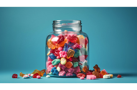 Numerous candies of various shades, a Food & Drink Photo by yanadjana
