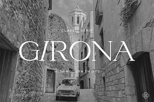GIRONA - Classic Serif with twists