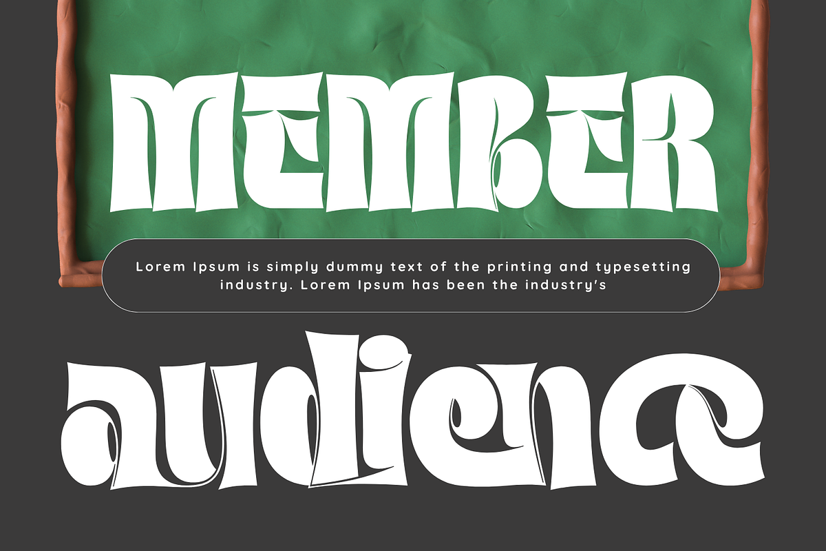 Essential Gathering - Psychedelic, a Serif Font by 177Studio (Photo 2 of 8)