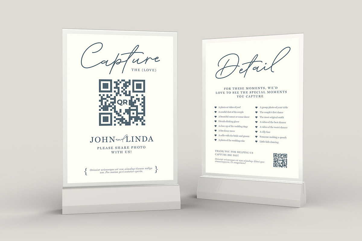 Wedding QR Code Flyer Template, a Flyer Template by BrandPacks (Photo 5 of 5)