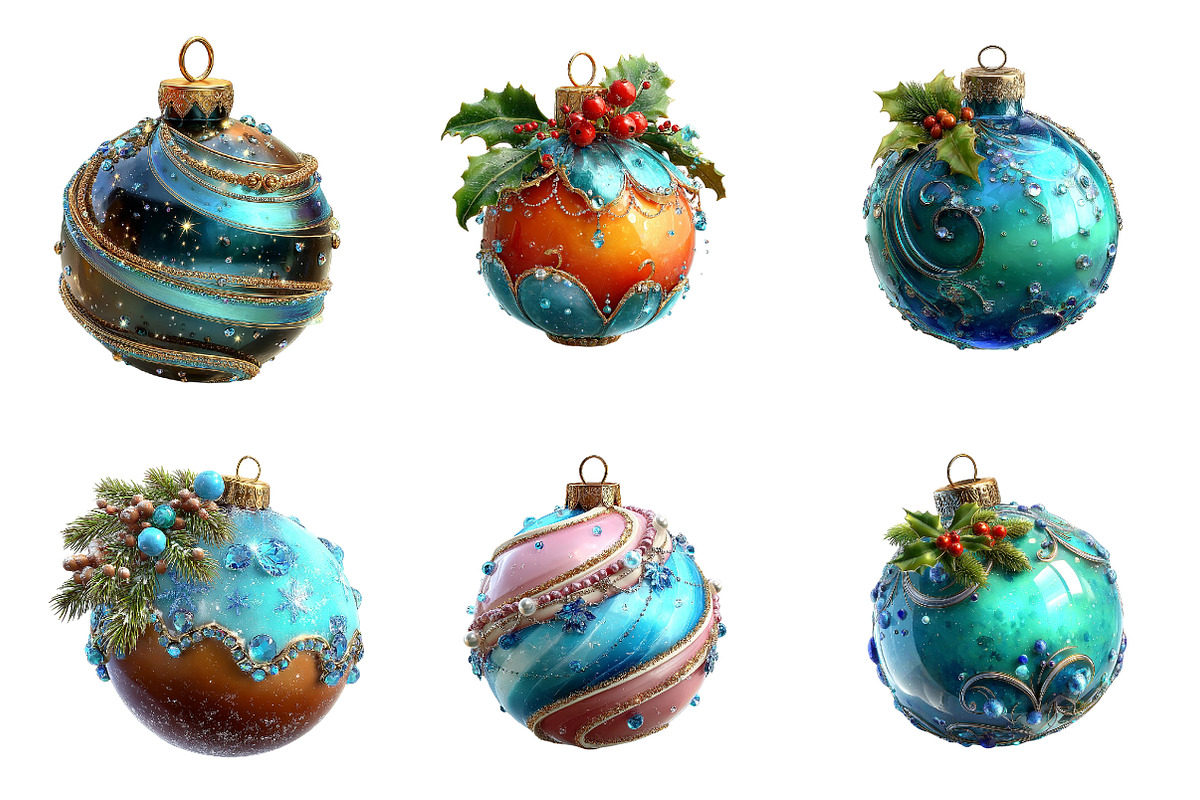 minimalist christmas ornament clipar, an Illustration by CreationArt (Photo 2 of 6)