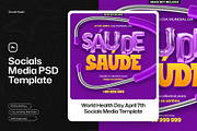 World health day april 7th social me, a Social Media Template by iDoodle Studio (Thumbnail 1 of 2)