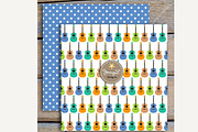 Guitar Boy Digital Paper & Clipart, a Pattern Graphic by JennyL Designs (Thumbnail 4 of 5)