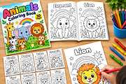 Animal Coloring Book Kids 30 Page, an Education Illustration by Mohammad Sarfaraz (Thumbnail 15 of 15)