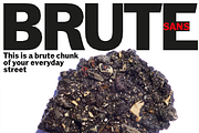 Brute Sans Font Packet, a Sans Serif Font by Wiescher Design (Thumbnail 3 of 6)