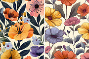 Wildflower Garden Seamless Pattern, a Pattern Graphic by UniqueMe (Thumbnail 10 of 14)