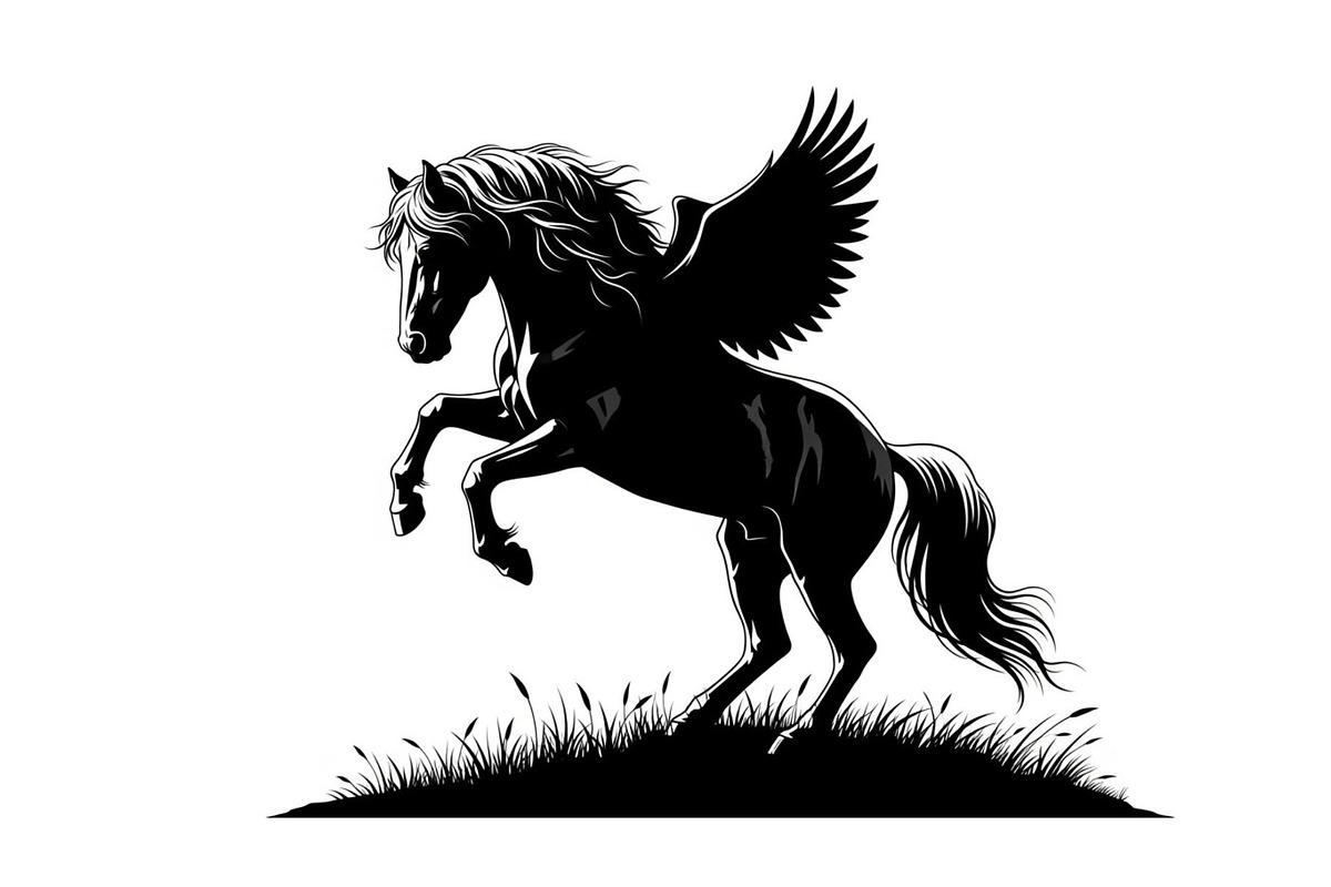 Black Horse Silhouette Bundle, an Illustration by jahid234 (Photo 27 of 31)