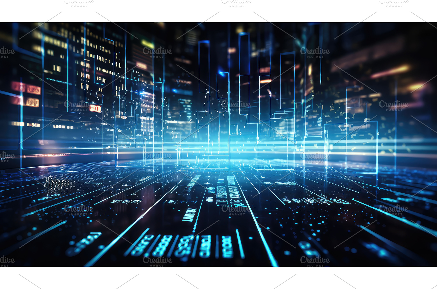 modern digital futuristic background, a Technology Photo by pikepicture