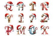 Winter Christmas Santa Alphabet, an Illustration by Design Market (Thumbnail 2 of 3)