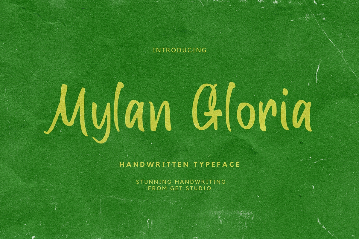 Mylan Gloria, a Handwritten Font by Get Studio (Photo 1 of 10)