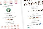Vector Avatar Creator (Illustrator), an Illustration by Medialoot (Thumbnail 6 of 6)