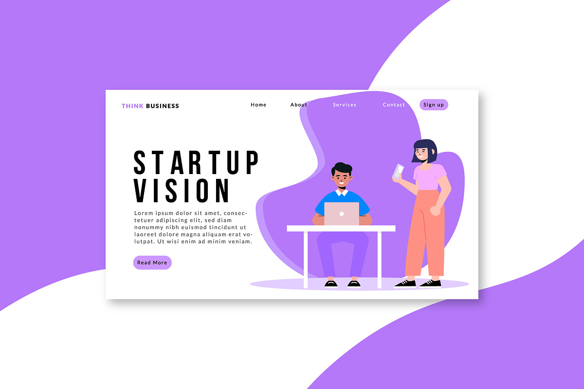 landing page collection 2020, a Landing Page Template by designbydi (Photo 4 of 6)