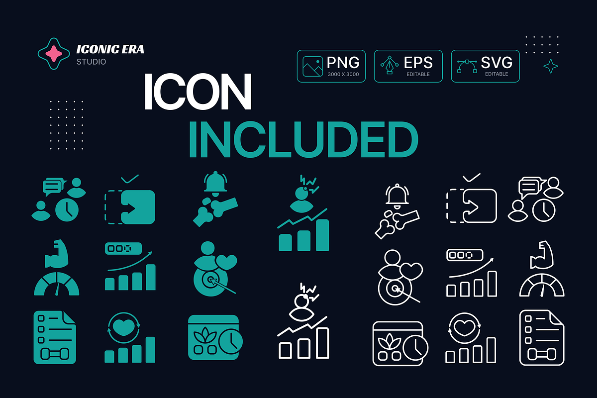 Rehabilitation Tools Icon Set (20), an Outline Icon by Iconic Era (Photo 2 of 3)
