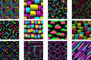80s Neon Grunge Seamless Patterns, a Pattern Graphic by Wow Magic (Thumbnail 2 of 3)