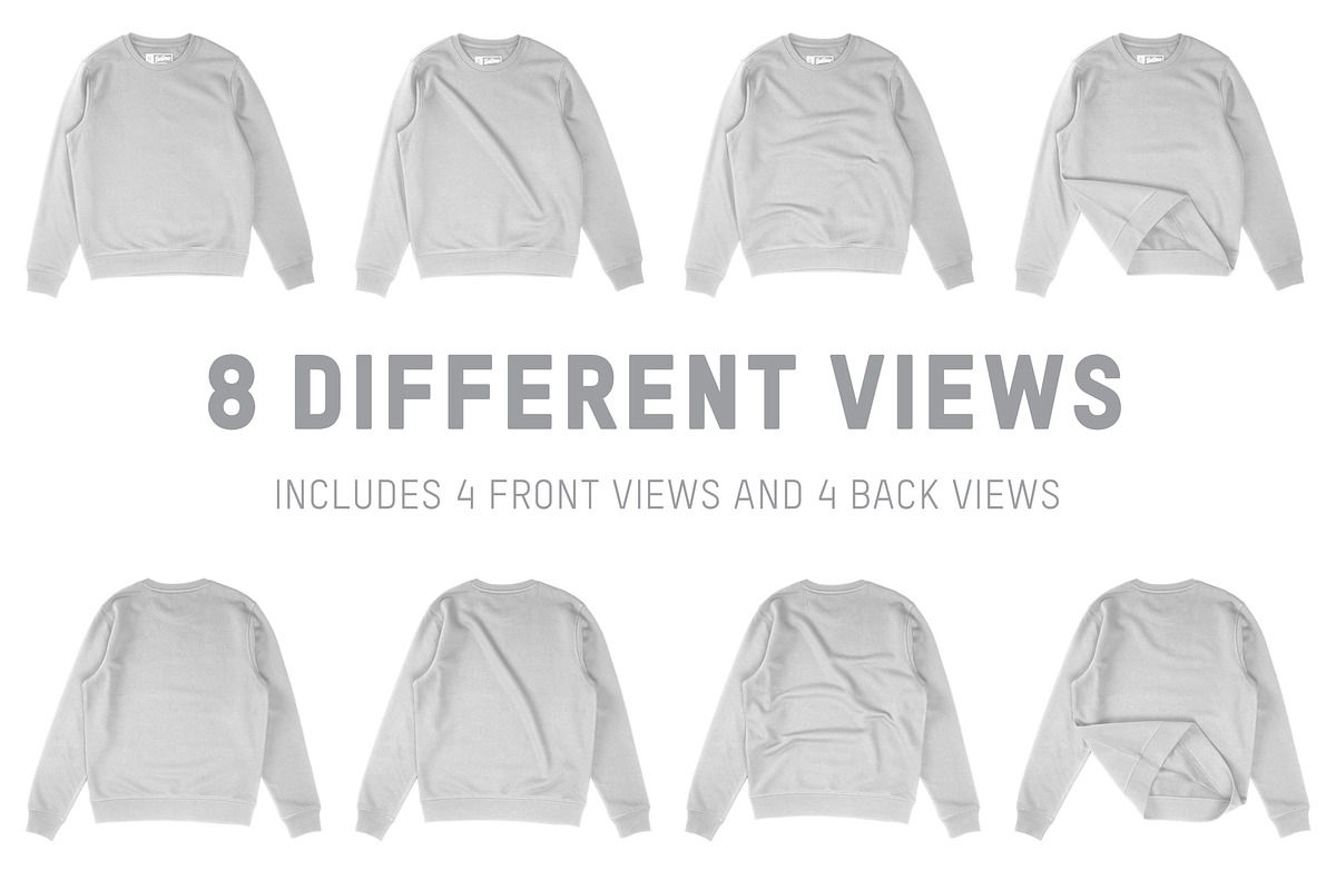 Stanley/Stella Roller Sweatshirt, a Shirt Mockup by Pixel Sauce™ (Photo 6 of 7)