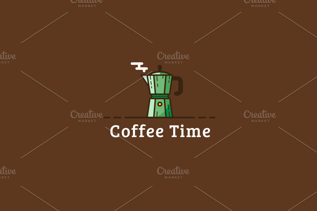 Coffee Time - Coffee Logo Template, a Branding & Logo Template by Manudesign (Photo 2 of 6)