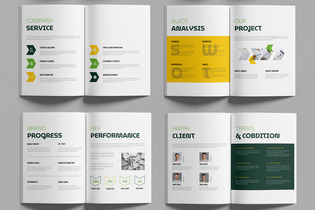 Business Brochure Template, a Brochure Template by MightyDesign (Photo 2 of 6)