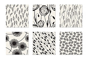 Floral Seamless Patterns Bundle, a Pattern Graphic by Curly_Pat (Thumbnail 4 of 7)