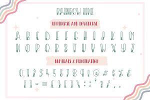 Rainbow Font Display Font