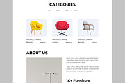 Furniture Landing Page Design, an UI Kit Template by CreativeShaper (Thumbnail 4 of 6)